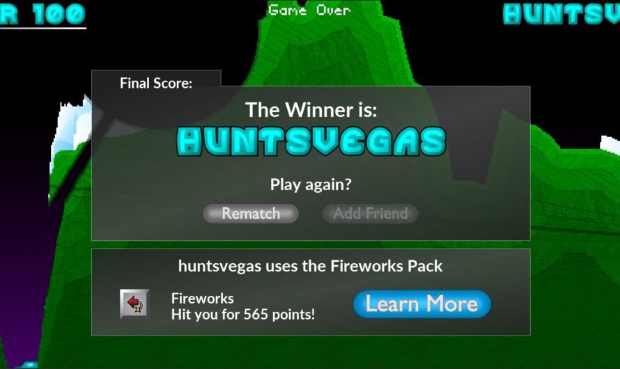 A Cool Game Of Pocket Tanks