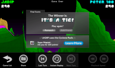 Featured image for A Tie Game Of Pocket Tanks blog