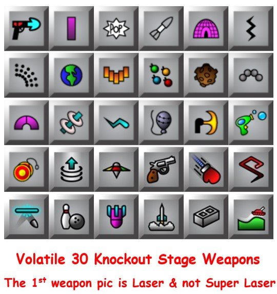 Volatile 30 tournament / Knockout Stage Weapons