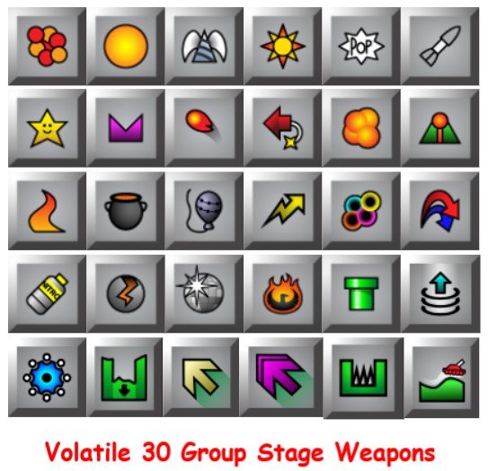Volatile 30 tournament / Group Stage Weapons